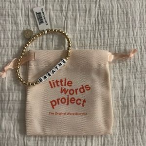 Little Words Project “Breathe” Bracelet NWT
